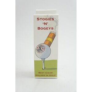 Stogies 'N' Bogeys Cigar Holder Golf Ball Accessory New